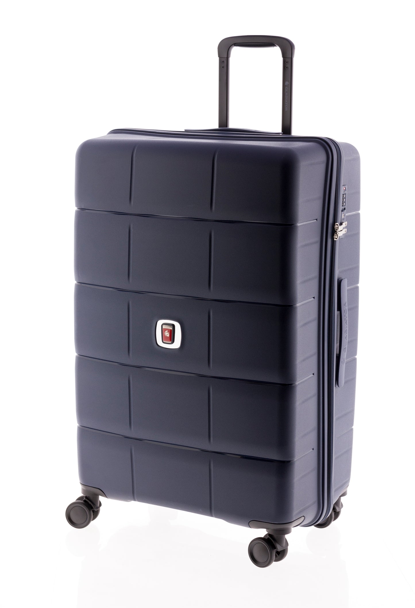 MALETA GRANDE POLIPROPILENO 4 RUEDAS DOBLES Y TSA MAGIC GLADIATOR