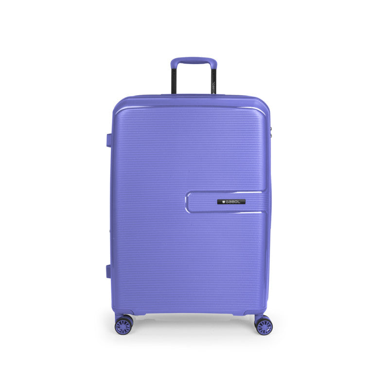 Maleta Grande Rígida Gabol STEADY Expandible, 93L, 4 Ruedas Dobles, Seguridad Integrada