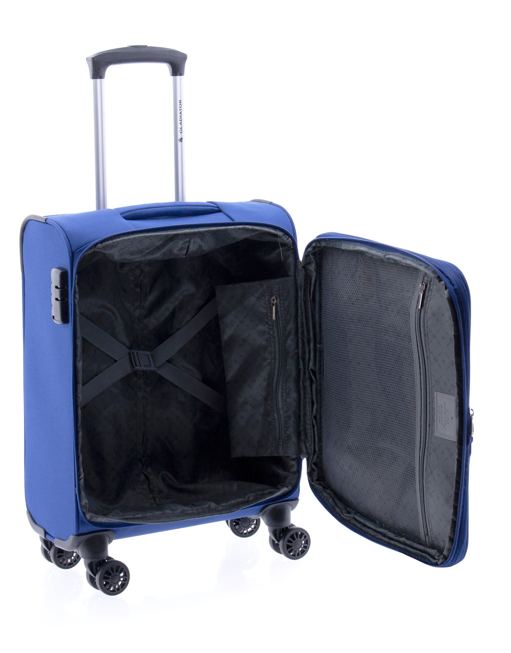 MALETA DE CABINA EVA 4 RUEDAS EXTENSIBLE 3D GLADIATOR