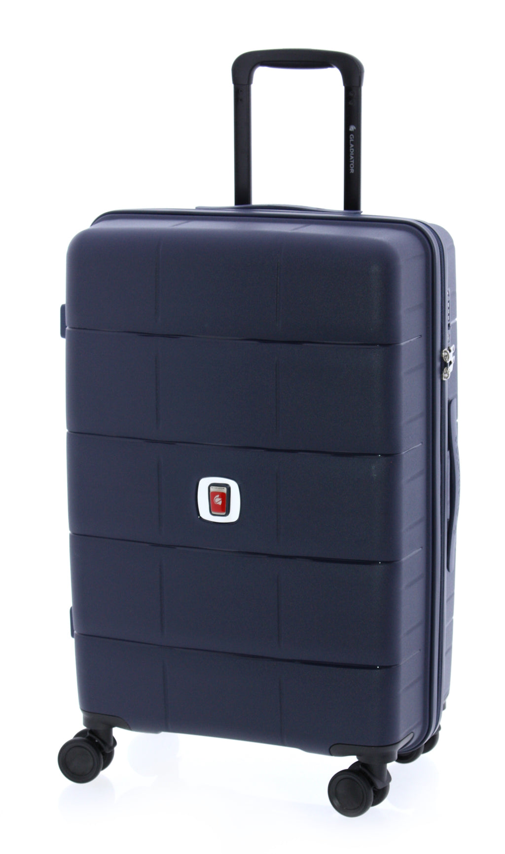 MALETA MEDIANA POLIPROPILENO 4 RUEDAS DOBLES MAGIC GLADIATOR