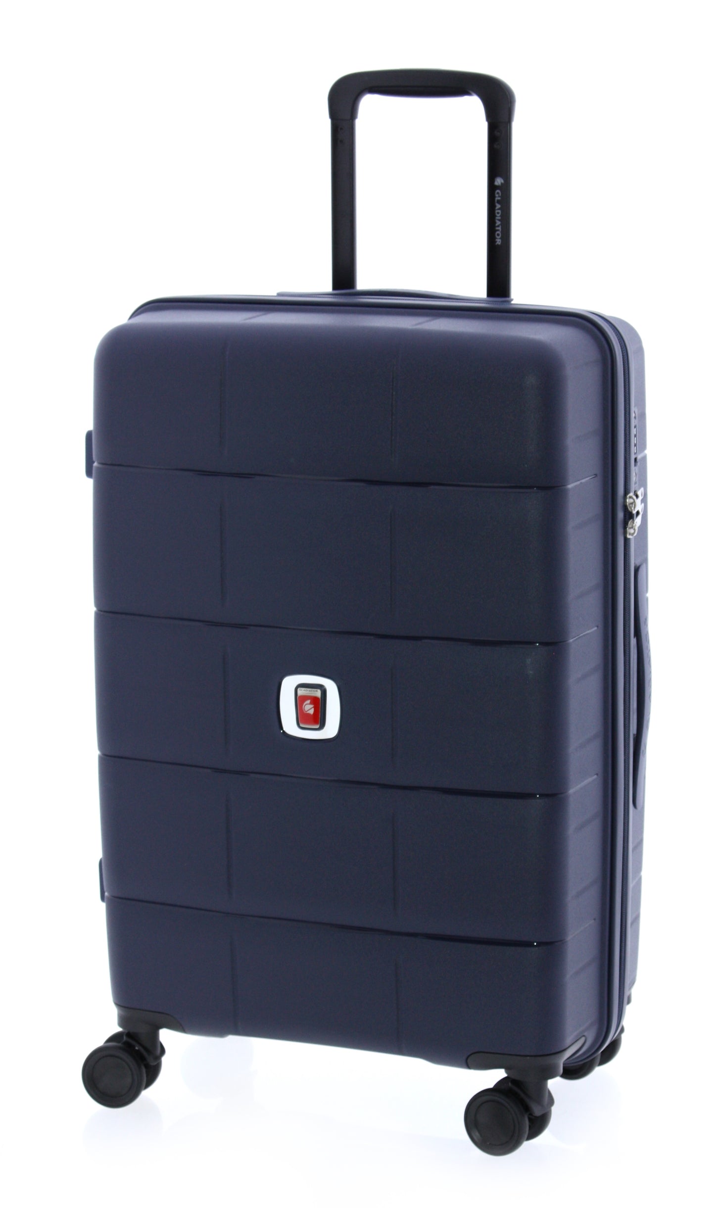 MALETA MEDIANA POLIPROPILENO 4 RUEDAS DOBLES MAGIC GLADIATOR