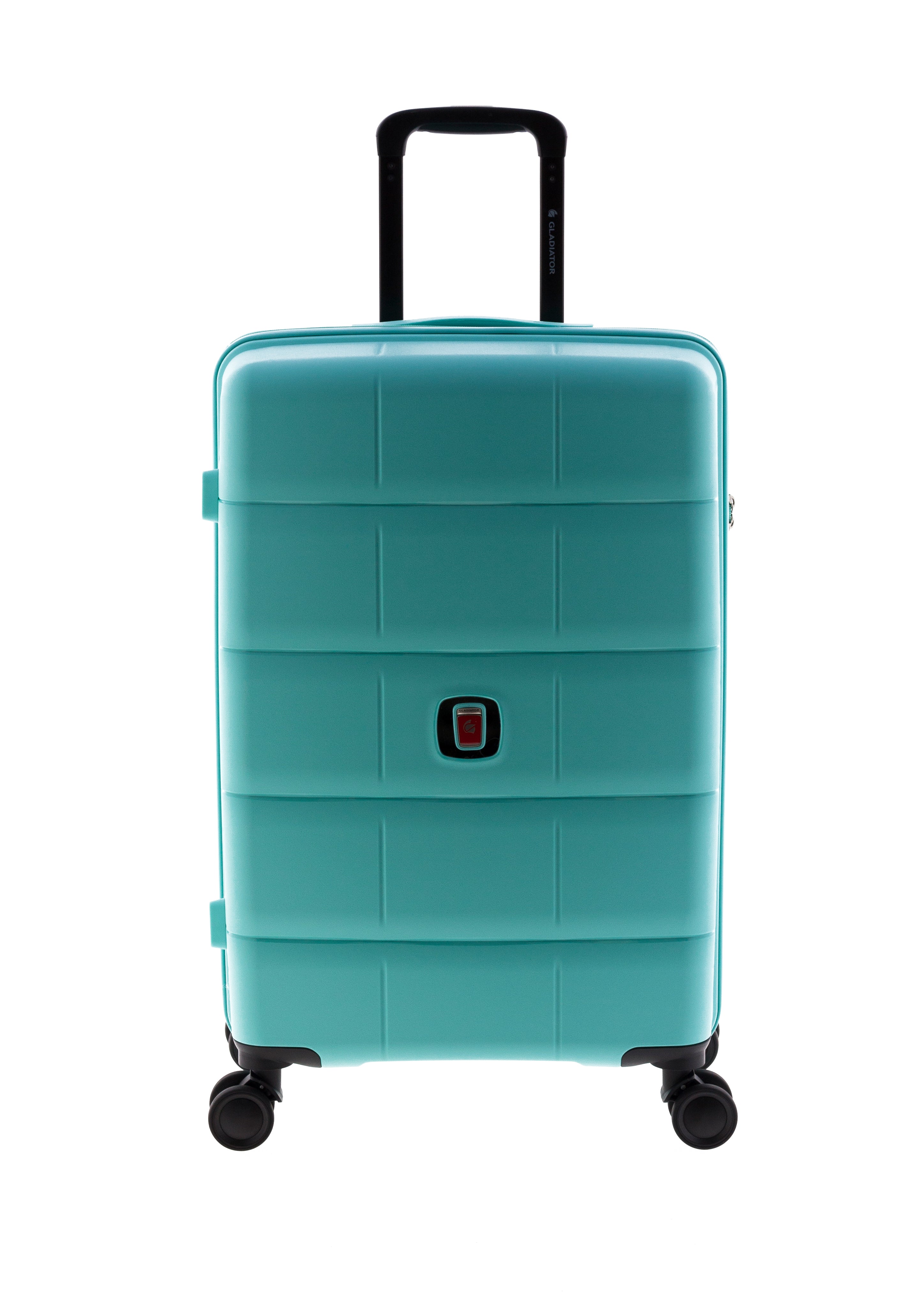 MALETA MEDIANA POLIPROPILENO 4 RUEDAS DOBLES MAGIC GLADIATOR