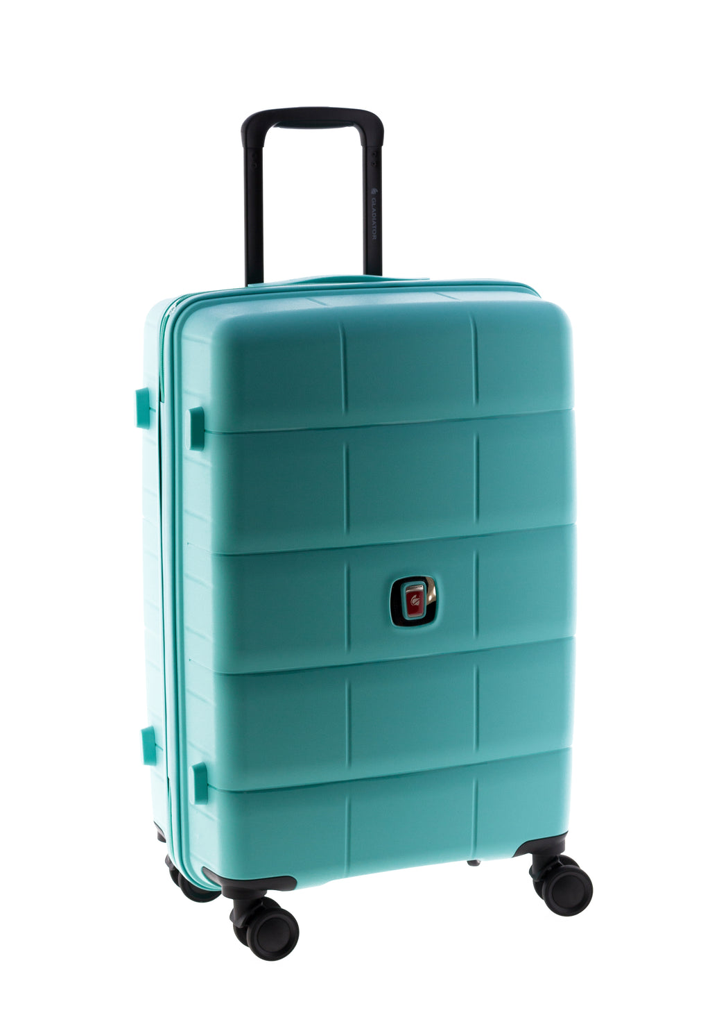 MALETA MEDIANA POLIPROPILENO 4 RUEDAS DOBLES MAGIC GLADIATOR