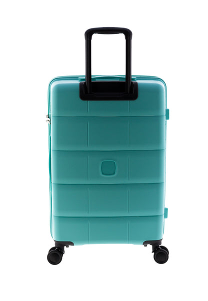 MALETA MEDIANA POLIPROPILENO 4 RUEDAS DOBLES MAGIC GLADIATOR