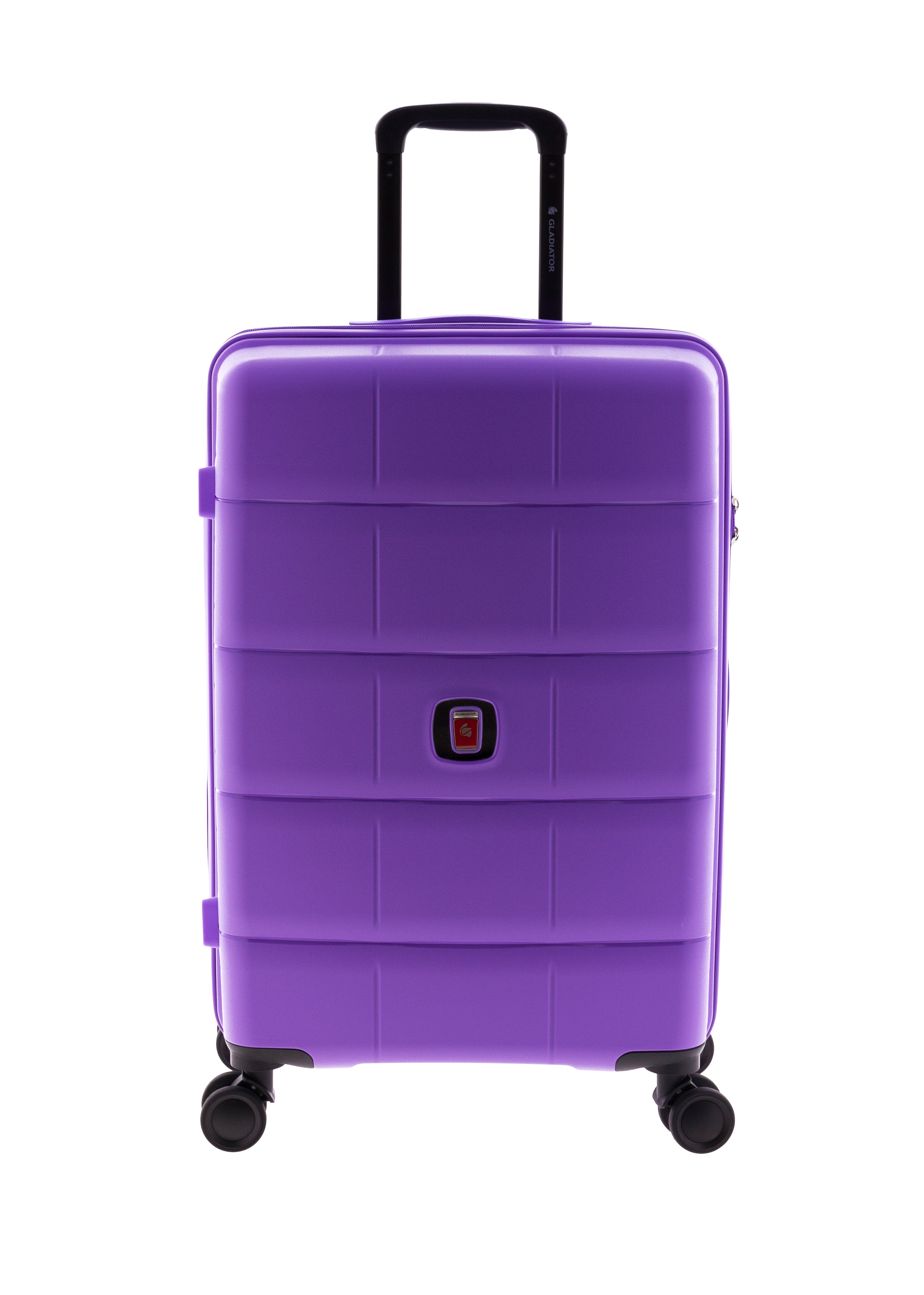 MALETA MEDIANA POLIPROPILENO 4 RUEDAS DOBLES MAGIC GLADIATOR