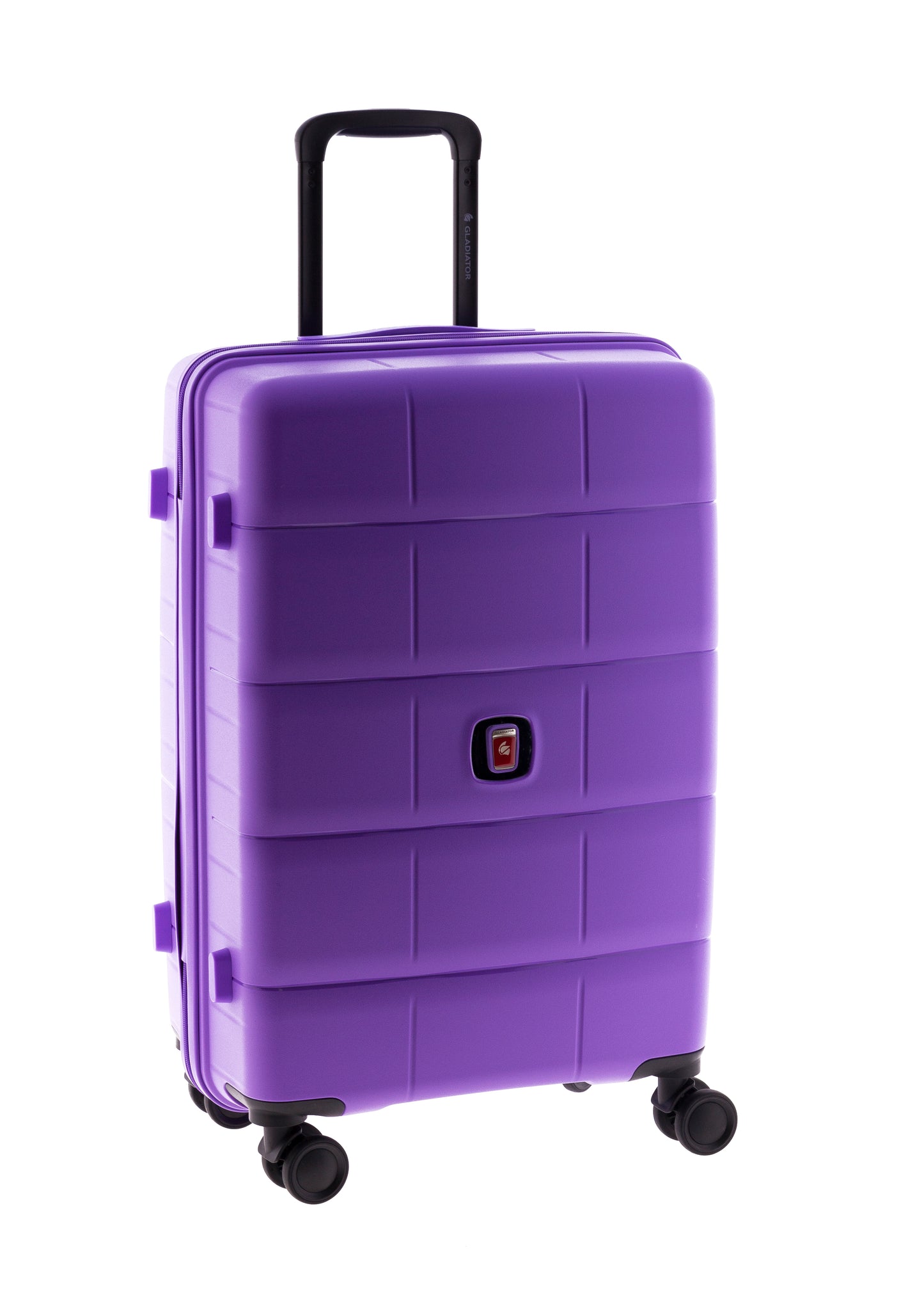 MALETA MEDIANA POLIPROPILENO 4 RUEDAS DOBLES MAGIC GLADIATOR