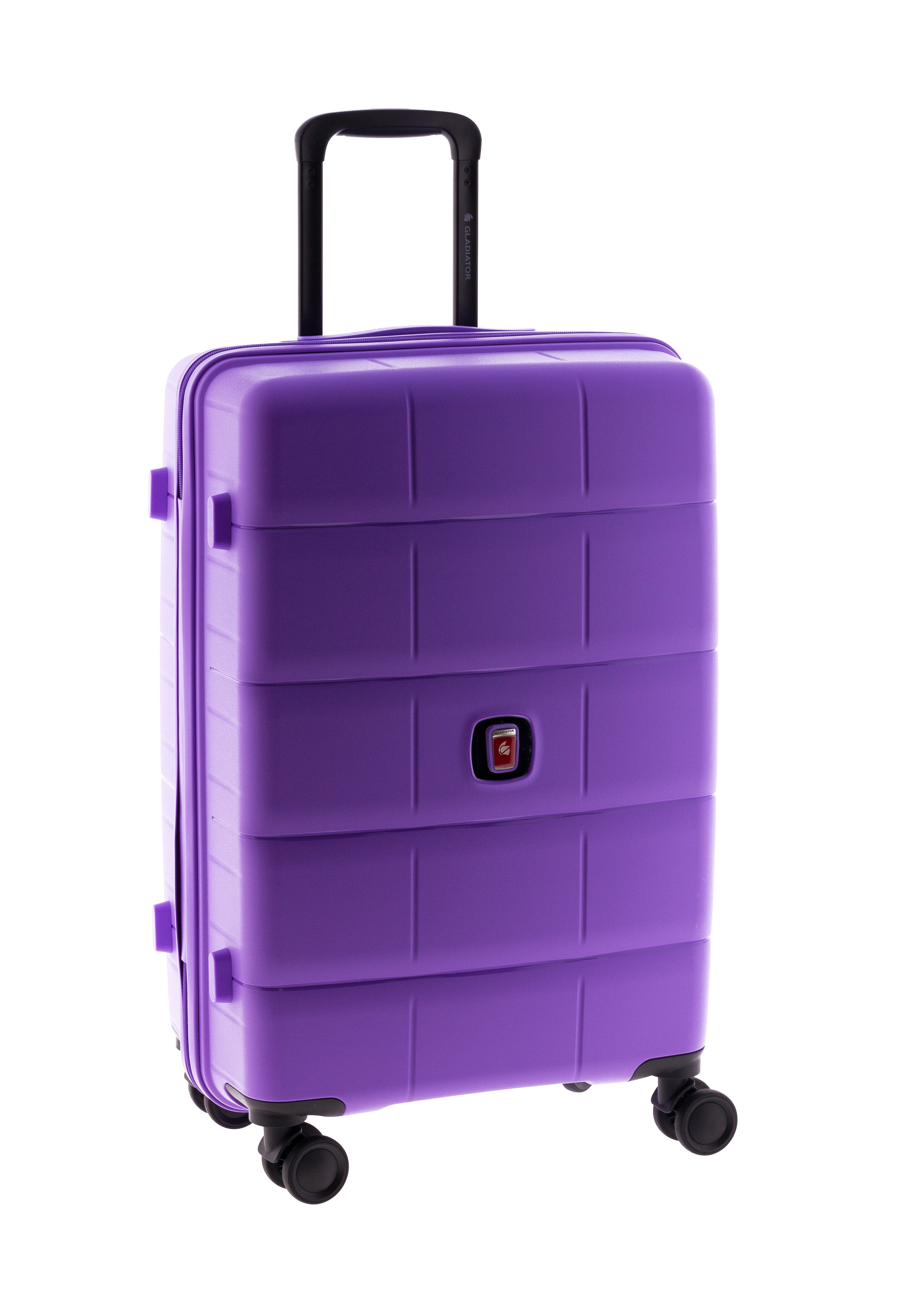 MALETA MEDIANA POLIPROPILENO 4 RUEDAS DOBLES MAGIC GLADIATOR