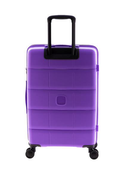 MALETA MEDIANA POLIPROPILENO 4 RUEDAS DOBLES MAGIC GLADIATOR