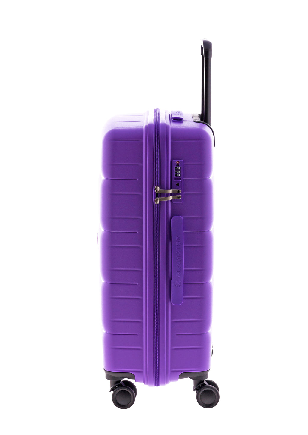 MALETA MEDIANA POLIPROPILENO 4 RUEDAS DOBLES MAGIC GLADIATOR