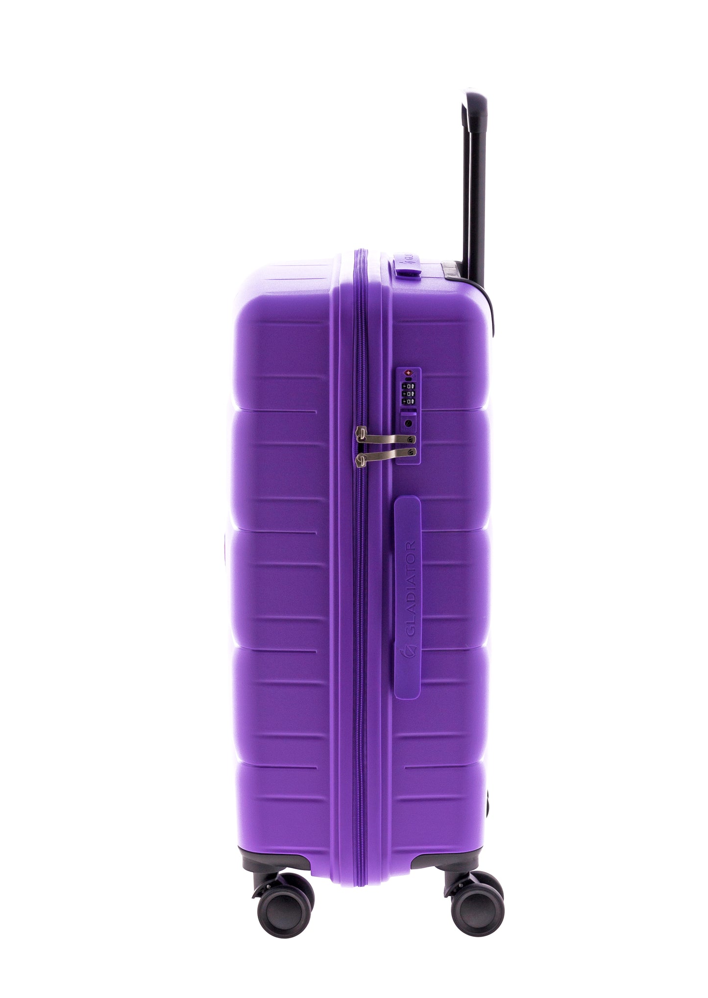 MALETA MEDIANA POLIPROPILENO 4 RUEDAS DOBLES MAGIC GLADIATOR