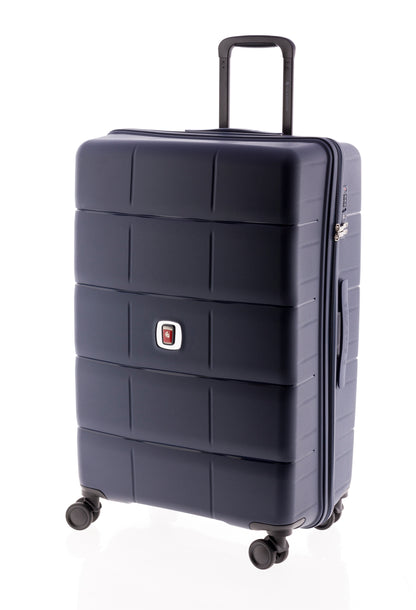 MALETA GRANDE POLIPROPILENO 4 RUEDAS DOBLES Y TSA MAGIC GLADIATOR