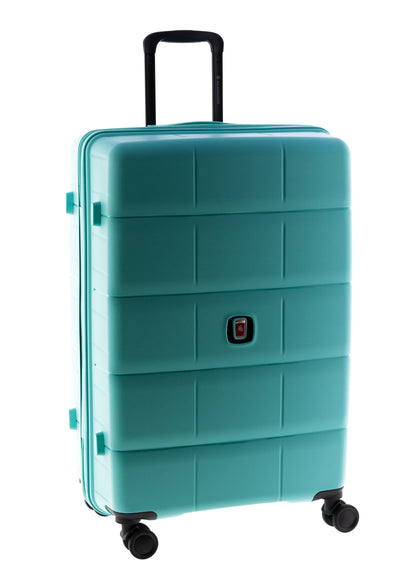 MALETA GRANDE POLIPROPILENO 4 RUEDAS DOBLES Y TSA MAGIC GLADIATOR