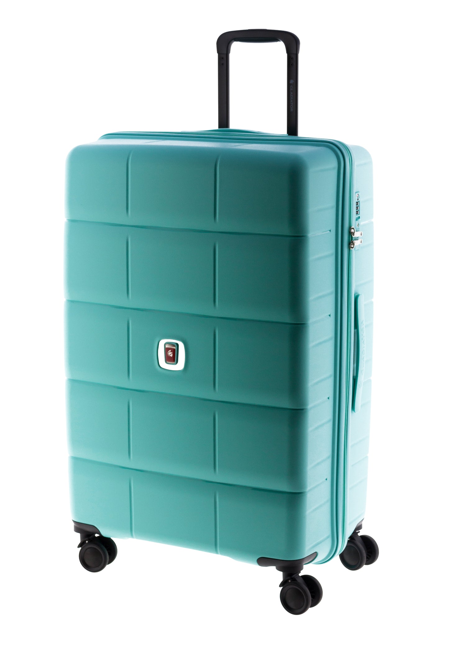 MALETA GRANDE POLIPROPILENO 4 RUEDAS DOBLES Y TSA MAGIC GLADIATOR