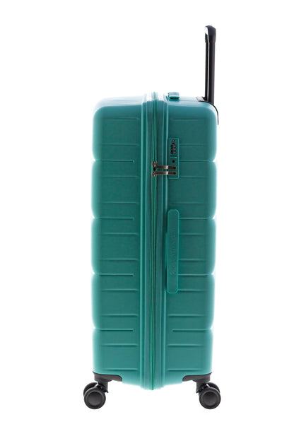 MALETA GRANDE POLIPROPILENO 4 RUEDAS DOBLES Y TSA MAGIC GLADIATOR