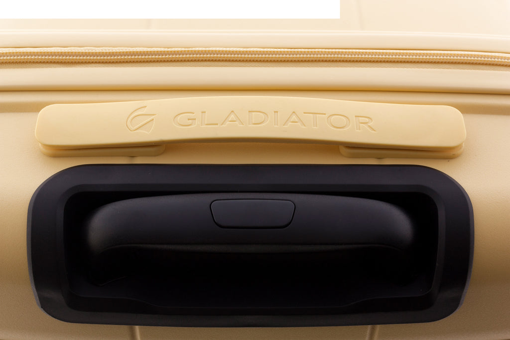 MALETA GRANDE POLIPROPILENO 4 RUEDAS DOBLES Y TSA MAGIC GLADIATOR