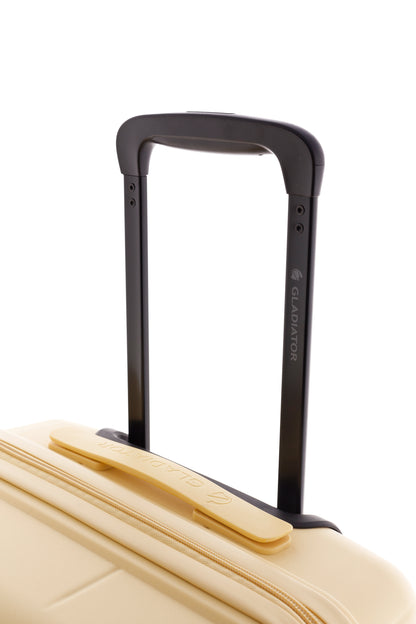 MALETA GRANDE POLIPROPILENO 4 RUEDAS DOBLES Y TSA MAGIC GLADIATOR