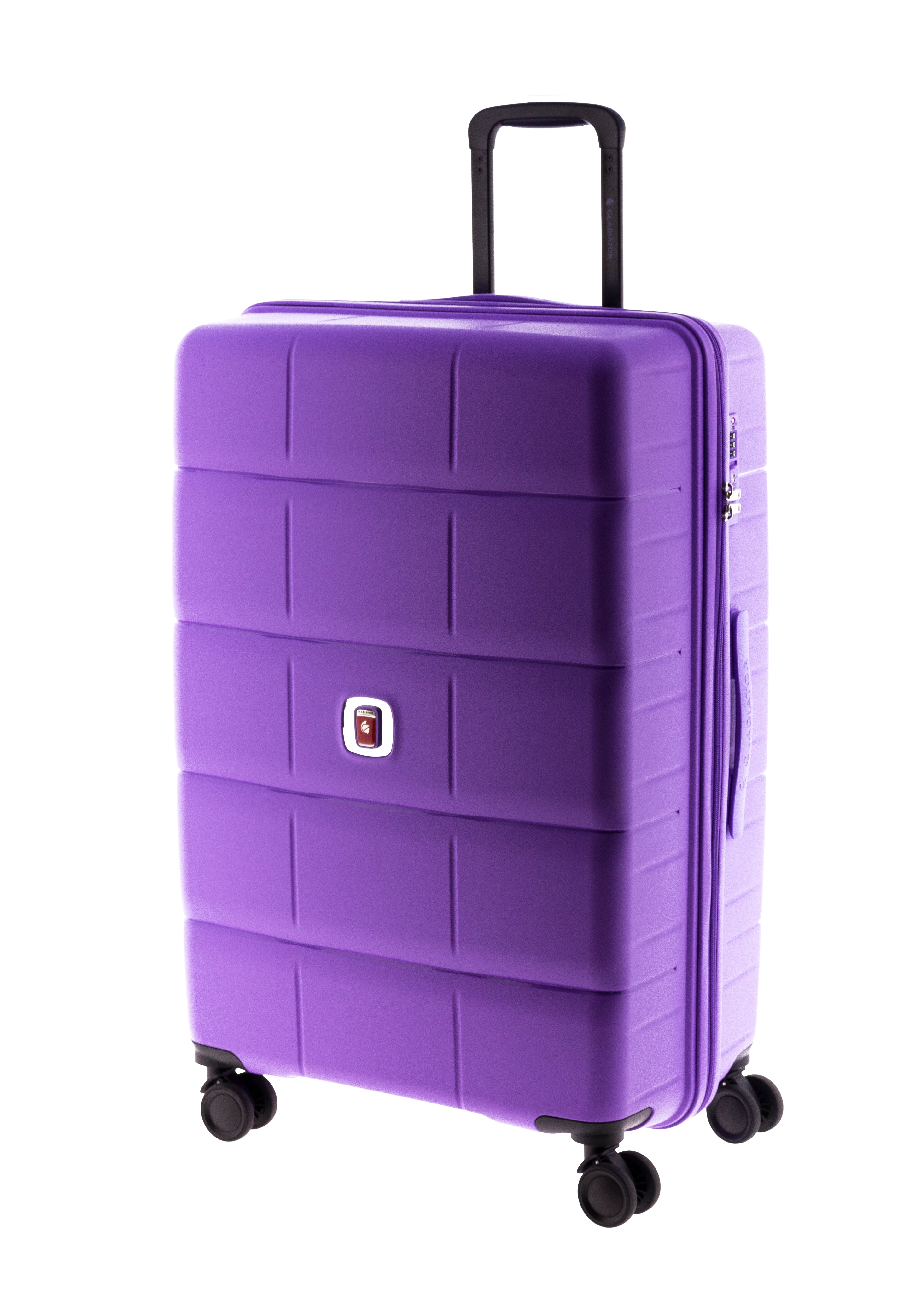 MALETA GRANDE POLIPROPILENO 4 RUEDAS DOBLES Y TSA MAGIC GLADIATOR