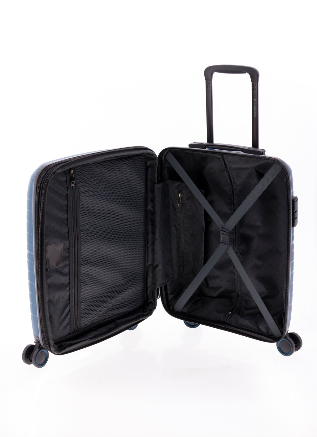 MALETA CABINA POLIPROPILENO 4 RUEDAS DOBLES KICK-OFF GLADIATOR