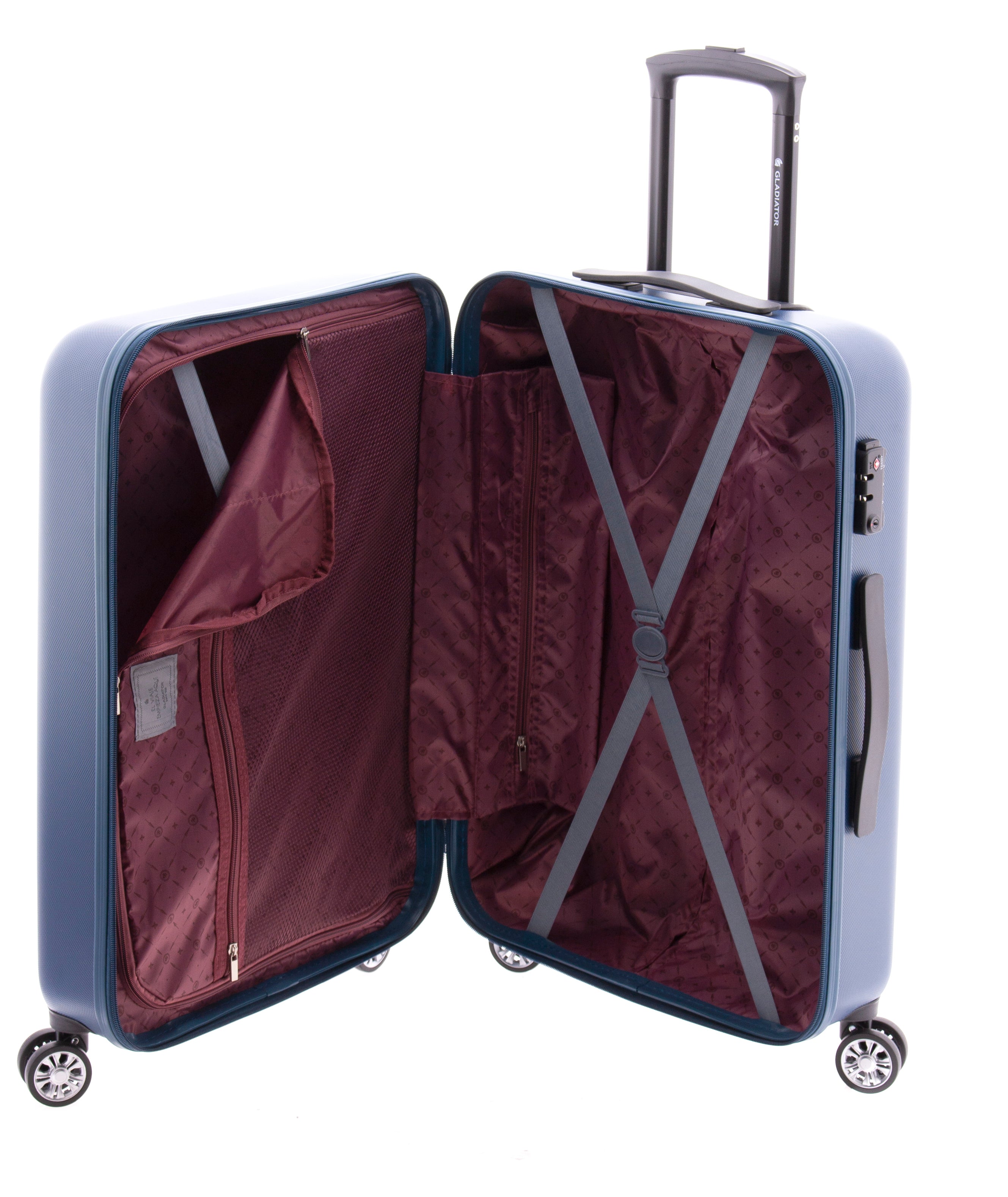 MALETA MEDIANA ABS 4 RUEDAS BEETLE GLADIATOR