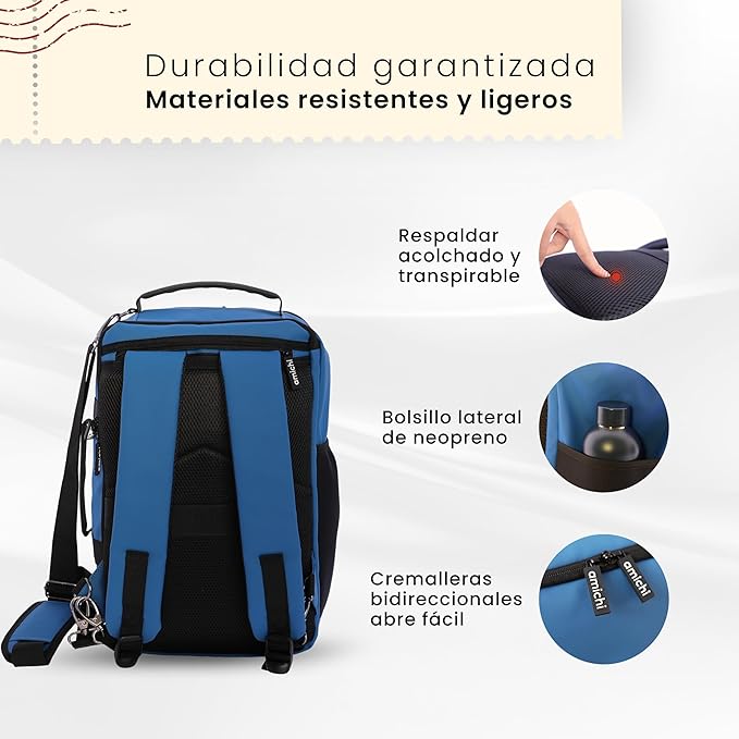 Mochila de viaje para cabina Amichi