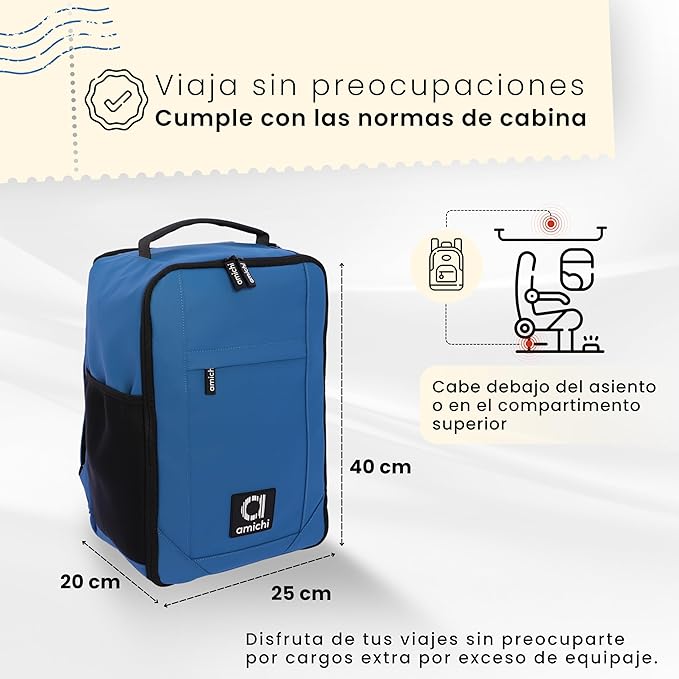 Mochila de viaje para cabina Amichi