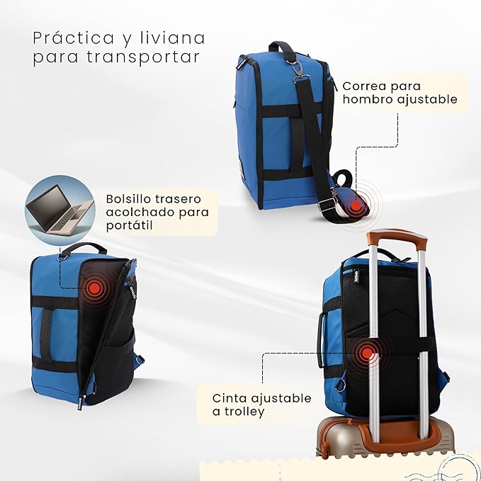 Mochila de viaje para cabina Amichi