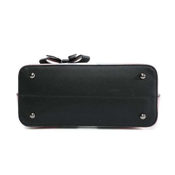 Bolso bandolera Taupe y Negro Mini Jolie