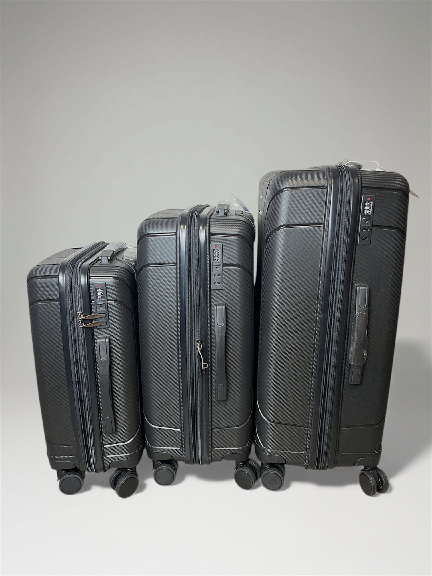 Juego de 3 Maletas Polipropileno Expansibles Neo