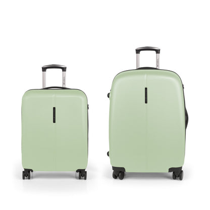 Juego de Maletas (Cabina y mediana) Rígidas Gabol Paradise XP, Expandibles, con 4 Ruedas Dobles