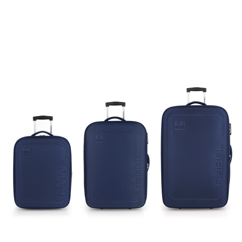 Juego Maletas Gabol Orbit: Cabina, Mediana, Grande, Expansibles, 4 Ruedas, Negro
