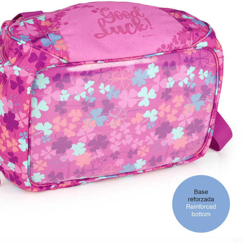 Bolsa de Deporte y Viaje Gabol Clover Rosa Resistente al Agua Reforzada