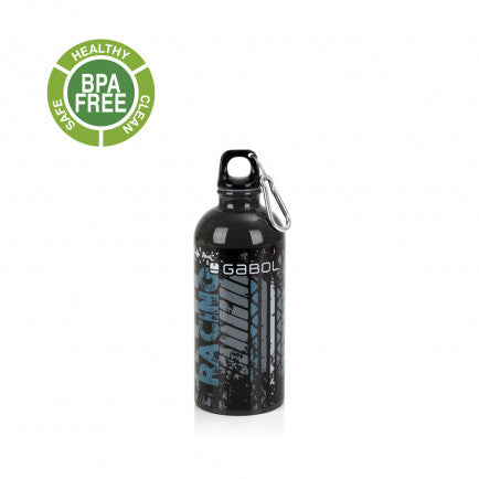 Botella de Acero Inoxidable ROAD Gabol: Hidratación Duradera y Ecológica con Mosquetón