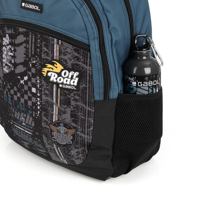 Botella de Acero Inoxidable ROAD Gabol: Hidratación Duradera y Ecológica con Mosquetón