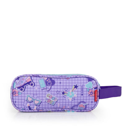 Estuche Triple Gabol FUNNY: Compacto, Duradero con Tres Compartimentos, Asa y sin PVC