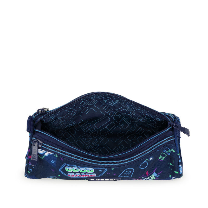 Estuche Triple Gabol LOOT: Diseño Divertido, Gran Capacidad, Duradero y Ecológico