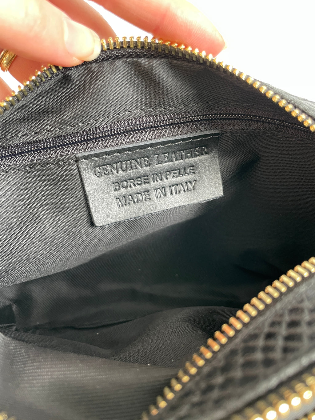 Bolso Bandolera de Piel Mujer Negro