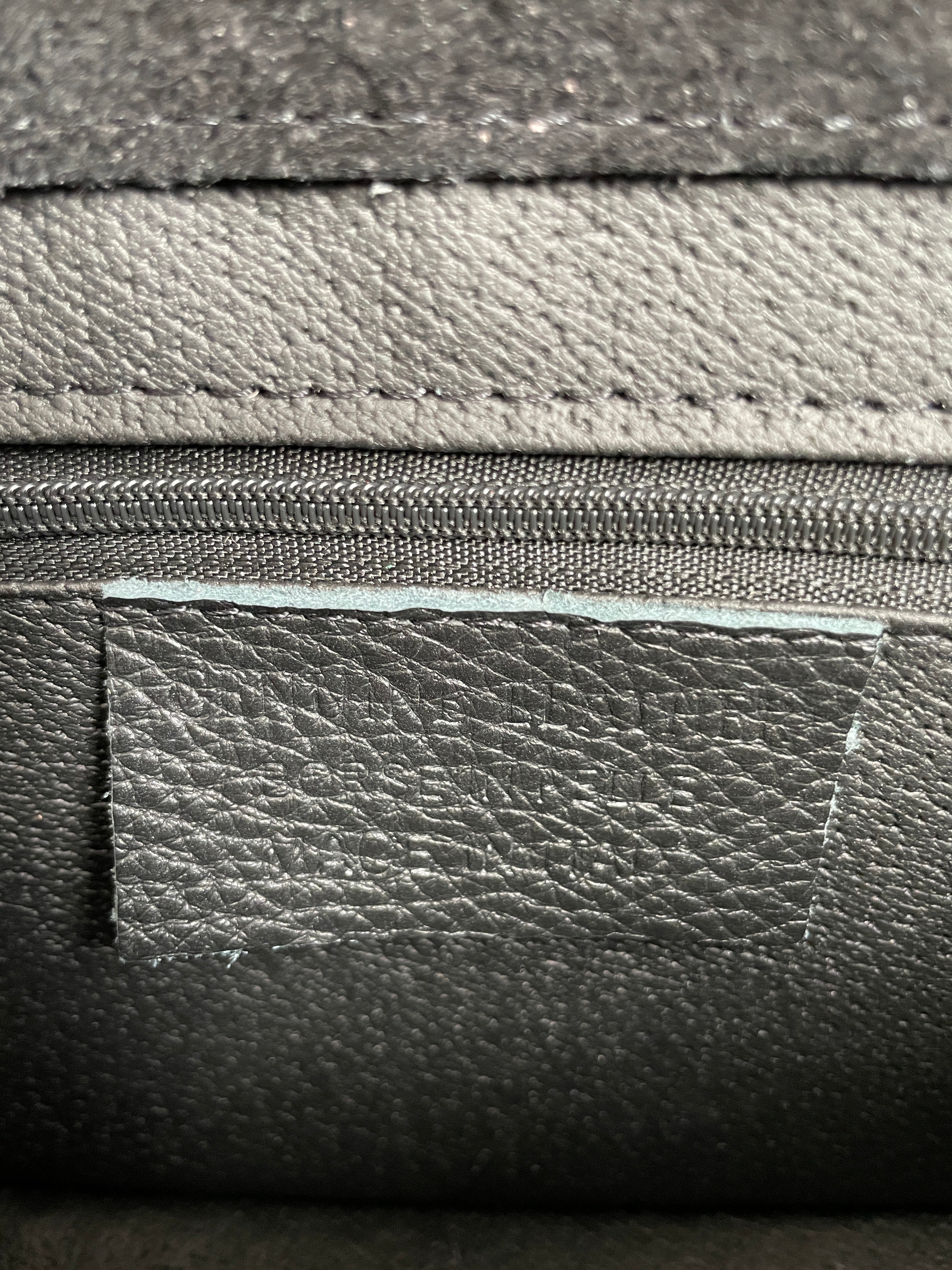 Bolso Bandolera de Piel con efecto Serpiente Negro