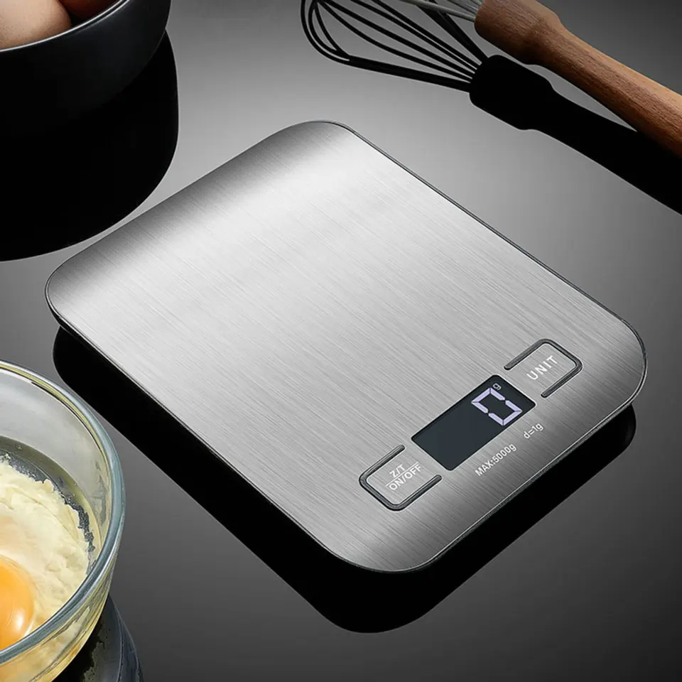 Báscula Digital de Cocina con Pantalla LCD