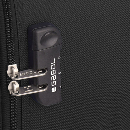 Juego Maletas Gabol Orbit: Cabina, Mediana, Grande, Expansibles, 4 Ruedas, Negro