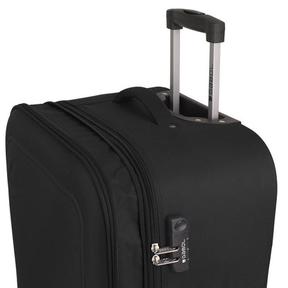 Juego Maletas Gabol Orbit: Cabina, Mediana, Grande, Expansibles, 4 Ruedas, Negro