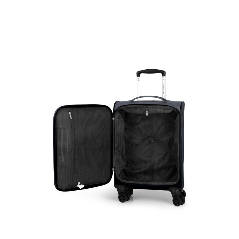 Maleta de Cabina Gabol Cloud Blanda, Súper Ligera, 31L, 4 Ruedas Dobles, Cerradura TSA