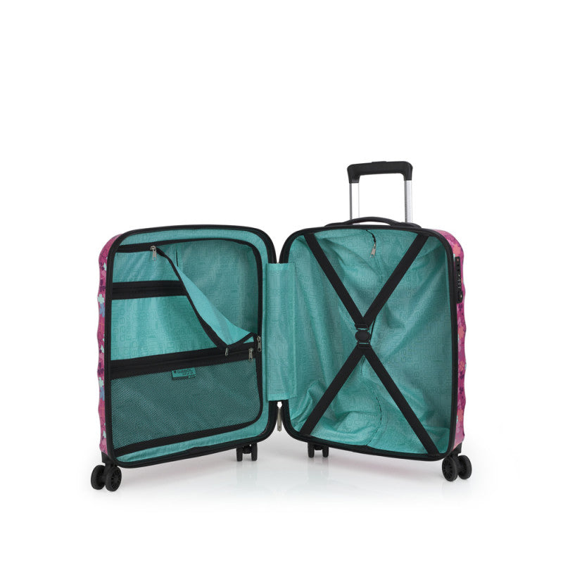 Maleta Cabina Gabol CLOVER Rígida Ligera 4 Ruedas Dobles TSA