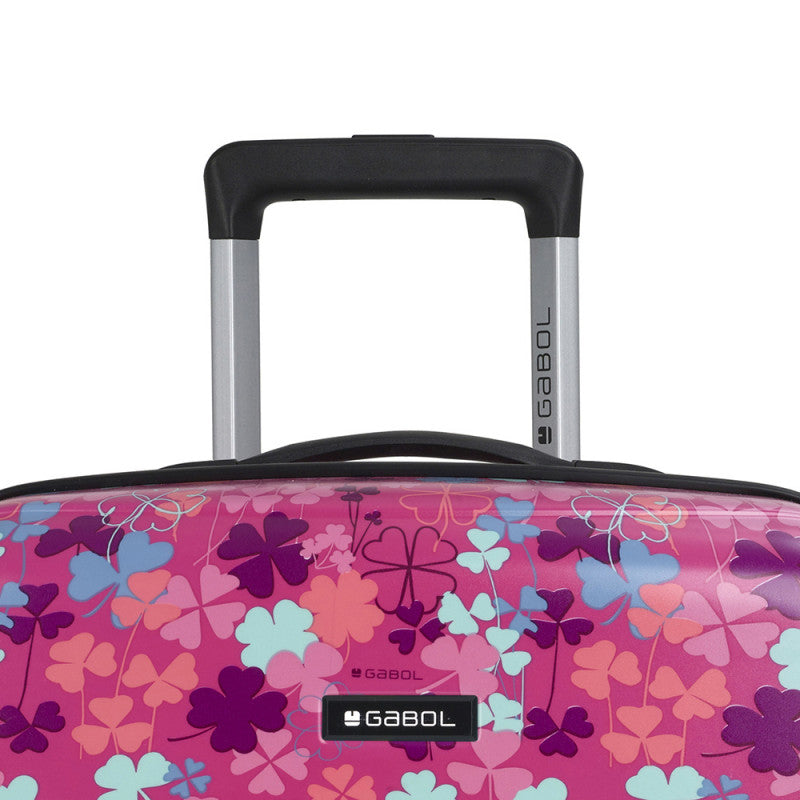Maleta Cabina Gabol CLOVER Rígida Ligera 4 Ruedas Dobles TSA