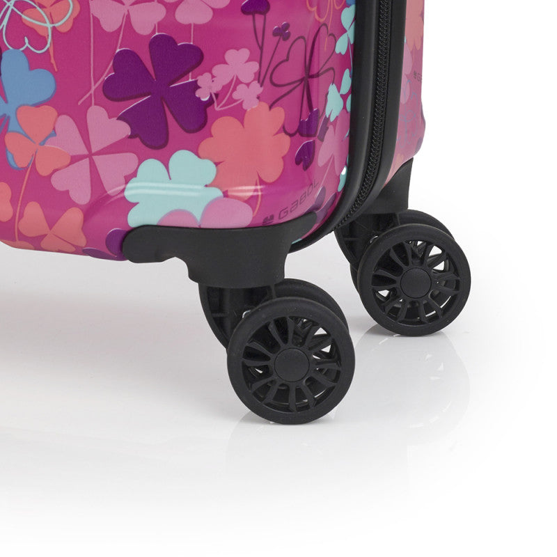 Maleta Cabina Gabol CLOVER Rígida Ligera 4 Ruedas Dobles TSA