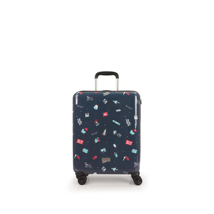 Maleta de Cabina Rígida Gabol Mr. Wonderful Plans, 4 Ruedas Dobles, TSA