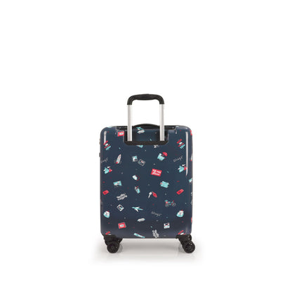 Maleta de Cabina Rígida Gabol Mr. Wonderful Plans, 4 Ruedas Dobles, TSA