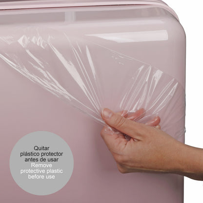 Maleta de Cabina Rígida Gabol Mr. Wonderful Plans, 4 Ruedas Dobles, TSA