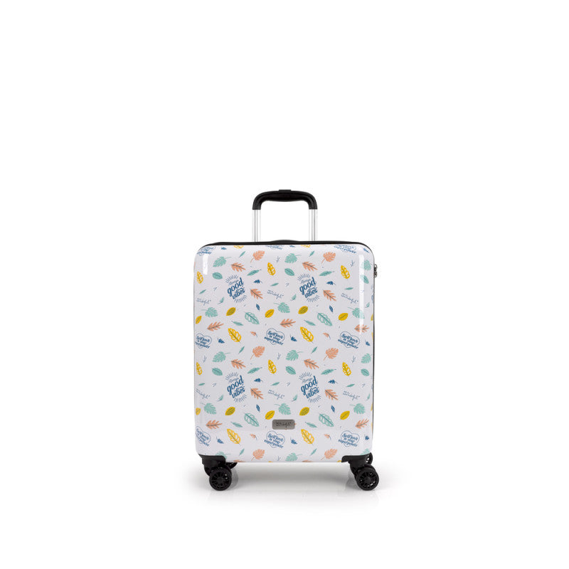 Maleta Cabina Rígida Gabol x Mr. Wonderful Vibes 4 Ruedas Dobles TSA