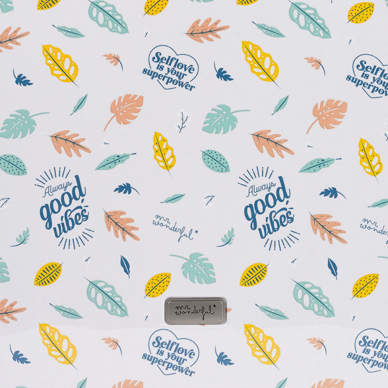 Maleta Cabina Rígida Gabol x Mr. Wonderful Vibes 4 Ruedas Dobles TSA