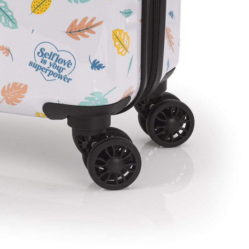 Maleta Cabina Rígida Gabol x Mr. Wonderful Vibes 4 Ruedas Dobles TSA